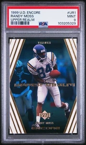 Randy Moss 1999 Upper Deck Encore Upper Realm #UR1 - hard grade - PSA 9- 2 höher! - Bild 1 von 2