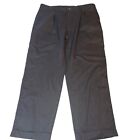 TIMBER CREEK By Wrangler Mens Size 40”x30” Dark Gray Blended Fabric Cuffed Pants