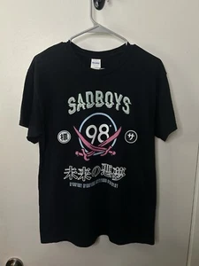 Yung Lean x Sad Boys Vintage  Tour Shirt Short Sleeve T shirt Size Med - Picture 1 of 3