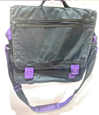 Ascot 18" TOTE BAG Black / Purple - Image 1 of 4