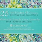 Burgoyne Hand-Crafted All Occasion Greeting Cards, 24 Count (One Missing)