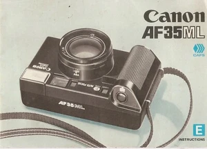Canon AF35ML Owners Handbook / Instructions Manual - Picture 1 of 3