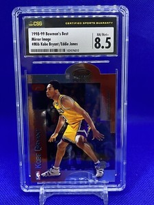 1998-99 Bowman's Best Mirror Image Fusion Die-Cut Kobe Bryant Jones CSG 8.5 NM