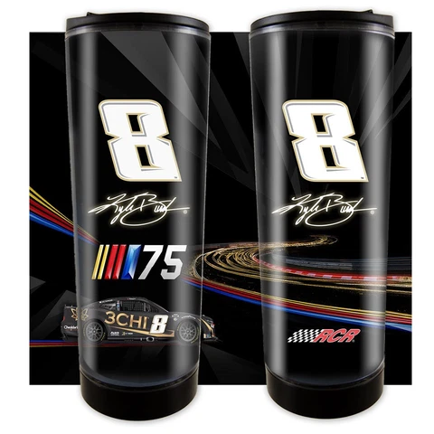 Kyle Busch 2023 3Chi Plastic 14oz Tumbler Travel Mug Cover