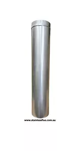Stainless Steel Flue Length 1M- 8'' - Picture 1 of 2