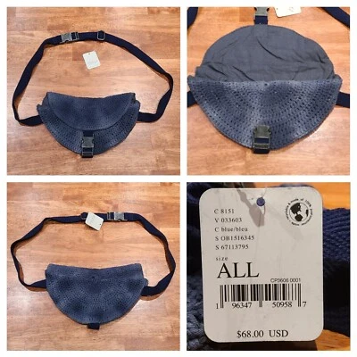 New! $68 Free People Wave Crochet Sling Bag Purse Hobo Crossbody 7" x 12" - Image 1 of 4