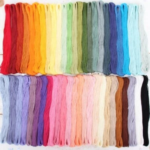 Box of 12 Premium Cotton Embroidery Floss in 50 Colors - Hand Embroidery Thread - Picture 1 of 104