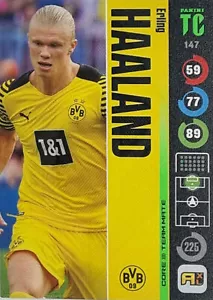 PANINI TOP CLASS ADRENALYN XL 2022 CARD N. 147 HAALAND (BORUSSIA DORTMUND) - Picture 1 of 2