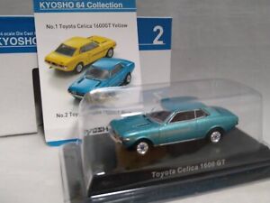 KYOSHO 1/64 TOYOTA Celica 1600GT Blue Diecast Model Car  F/Shipping  F/Japan