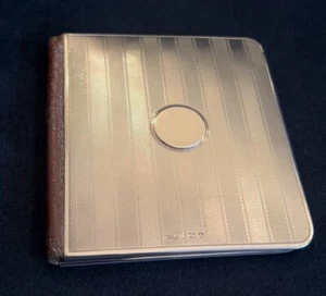 Engine Turned Silver Mounted Wallet Birmingham 1926 - Picture 1 of 18