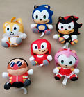 Sonic The Hedgehog: Tails,Shadow,Amy Rose,Dr.Eggman,Knuckles Plush Set Toys Sega
