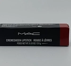 Lápiz labial MAC Creamsheen 201 rojo valiente nuevo en caja tamaño completo - Imagen 1 de 1