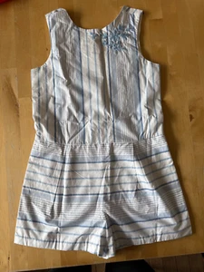 Janie and Jack blue Romper Sz 8 NEW with Tags!!! - Picture 1 of 4