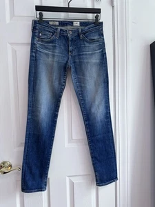 Adriano Goldschmied Damen Gr. 27R Dark Wash The Stilt Cigarette Leg Jeans AG - Bild 1 von 15