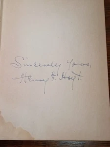 A Frontier Doctor Henry F. Hoyt Houghton Mufflin Co 1929 1st Ed Signed JRR34 - Picture 1 of 7