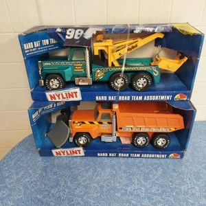 Vintage Nylint Tow Truck And Dump Truck With Snowplow.. - Picture 1 of 3