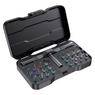 24in1 Multifunction Ratchet Screwdriver Set Multi Magnetic Bits Mini Repair Tool - Image 1 of 4