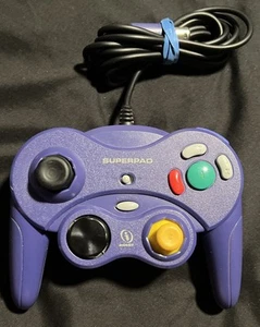 InterAct Superpad Wired Controller For Nintendo Gamecube - Indigo - Picture 1 of 3