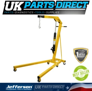 Jefferson Tundra 1 Tonne Hydraulic Folding Engine Crane Stand Hoist Lift Jack - Picture 1 of 1