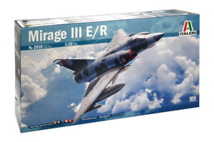 1:32 Italeri Mirage Iii E/R Kit IT2510 Modellino