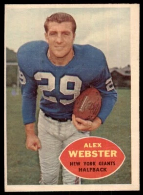 1960 Topps Alex Webster New York Giants #75 - Image 1 of 2