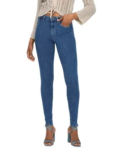 Pantalones Vaqueros de Mujer Onlpower Push Up Medio Waist Ajustado Azul Denim - Imagen 1 de 6