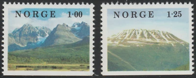 Norway 1978 SC# 729 - 730 - Gaustatoppen mountain Telemark - M-LH Lot # 50 - Image 1 of 2