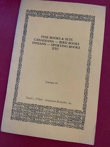 David O'Neal Antiquarian Bookseller Fine and Rare Books 1990’s Catalogue 48 - Picture 1 of 7
