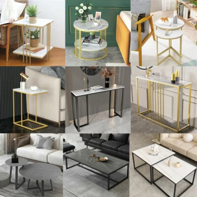 AU Various Coffee Table Sofa Side End Tables Marble Nesting Tables Console Table - image 1 of 4