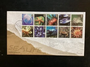 GB 2007 Sealife FDC, Royal Mail Brand, Seal Sands Special Pmk (K809#2) - Bild 1 von 1