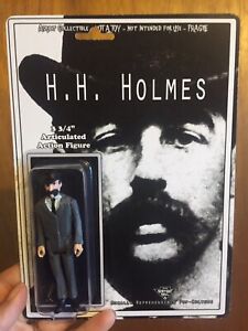 H. H. HOLMES, JACK THE RIPPER Action Figure Custom Toy True Crime Serial Cult