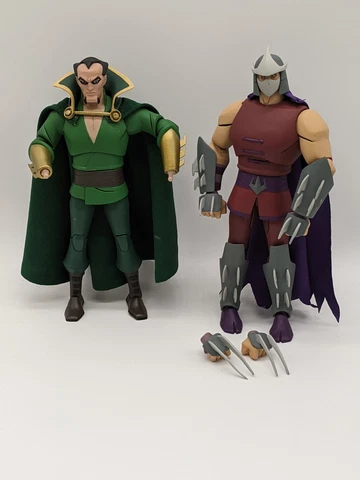 DC Collectibles Batman Vs Teenage Mutant Ninja Turtles Shredder Action Fig As Is Cover