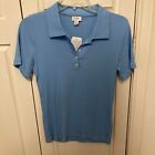 JCrew Fitted Blue Polo Size Medium Fits Like Small NWT New With Tags