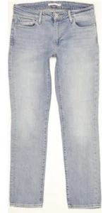 Levi's 712 Femme Bleu Straight Slim Stretch Jeans W28 L30 (101728) - Bild 1 von 9