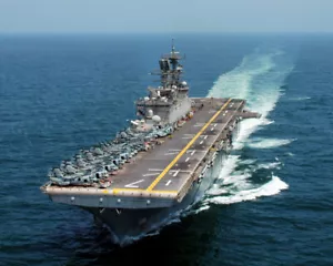 US Navy LHD-7 USS Iwo Jima 2001-Present Photograph Print (8" x 10") - Picture 1 of 1
