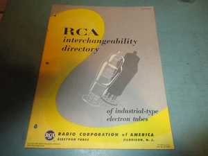 1955 Vintage RCA Interchangeability Directory of Industrial-Type Electron Tubes - Picture 1 of 5