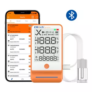 Elitech Bluetooth Temperature Data Logger Vaccine Recorder GSP-6Pro-Gle - Picture 1 of 9