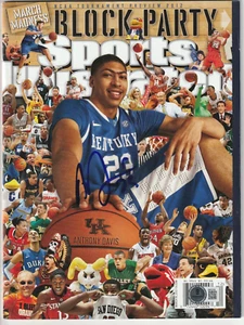 ANTHONY DAVIS Signed 3/19/12 SPORTS ILLUSTRATED Beckett Auth BAS (NO Label) - Picture 1 of 2