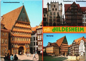 Postal de colección Alemania Hildesheim Marktplatz BP16 - Imagen 1 de 2