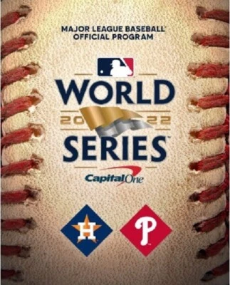 2022 MLB OFFICIAL WORLD SERIES CHAMPIONS PROGRAM HOUSTON ASTROS ALCS SHIPS 11/15 - Image 1 of 2