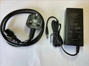 Replacement 42V 1.5A Charger for Zinc ZC06805 Eco Max Electric Scooter UK Plug - Picture 1 of 7