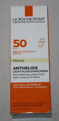 La Roche-Posay SPF 50 Mineral Anthelios Light Fluid Sunscreen 1.7 fl oz 10/26 - Image 1 of 4