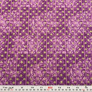 Floragraphix Jason Yenter for In The Beginning Fabrics Cotton Remnant 14" x 44" - Picture 1 of 2