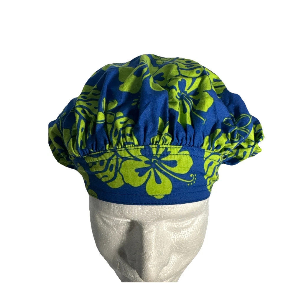 Green Scrubs Bouffant Medical Surgical Scrub Hat Cap One Size - Image 1 of 4