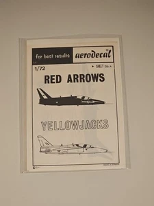1/72 Aerodecal 06 Red Arrows Yellowjacks - Picture 1 of 2