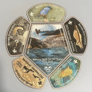 BSA NEVADA CONSEJO ÁREA 2023 JAMBOREE NACIONAL CONJUNTO DE 6 - Imagen 1 de 6