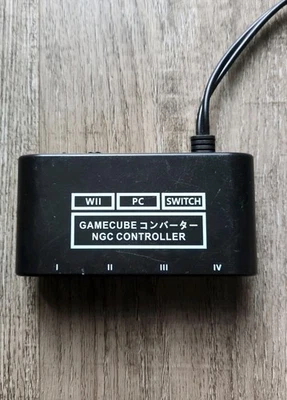 NGC GameCube Controller Adapter Converter for Nintendo Switch/Wii U/PC USB - Image 1 of 3