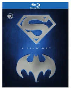 BATMAN & SUPERMAN - 9-FILM SET - BLU-RAY - BRAND NEW (SEALED) - FREE SHIPPING! - Picture 1 of 5