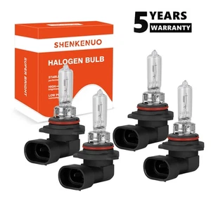 9005 Combo 4X Halogen Headlight Bulbs Kit High Low Beam Upgrade Bright White - Bild 1 von 11