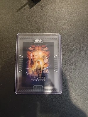 2025 Topps Star Wars Meiyo The Phantom Menace Poster Japanese Theme MP-1 SSP - Image 1 of 2